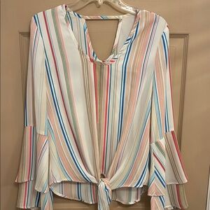 Signature Studio Colorful Striped Blouse